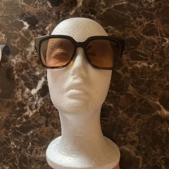 Michael Kors Karlie Women's Square Frame Sunglasses Multicolor Tortoise Shell - Picture 8 of 15